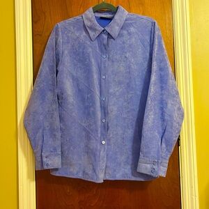 Relativity Light Purple Sueded Shirt